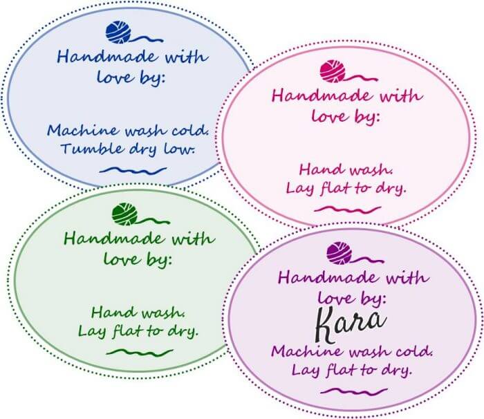 Free Printable Gift Tags for Your Handmade Gifts - Petals to Picots